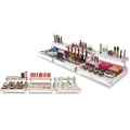 High-end cosmetics display rack in brand store shopping mall makeup rack stand skincare advertising board